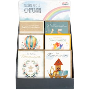 Kommunionskarte BRAUN + COMPANY, 72 Stück, sortiert