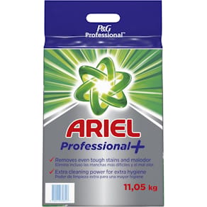 Wasmiddelpoeder Ariel Professional Plus, zak 11,05 kg, 130 wasbeu