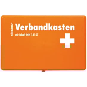 Verbandkasten SÖHNGEN KIEL, Kunststoff, orange, DIN 13157