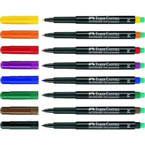 OH-Penna/Märkpenna Faber Castell Röd, medium, 10st
