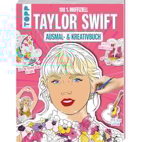 Ausmal- und Kreativbuch TOPP, Taylor Swift, 48 Blätter, 21 x 28