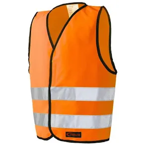 Reflexväst med Kardborre L orange