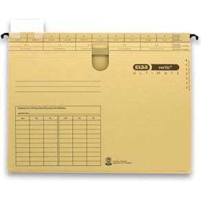 Hängehefter Elba Ultimate, naturbraun, mit Tasche