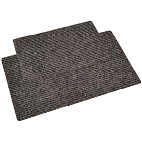 Dørmåtte CleanCarpet indendørs, absorberende, grå 50x80 cm 7 mm