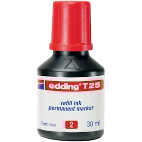 Nachfülltinte edding, 25 ml, rot