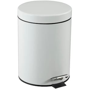 Abfalleimer CEP, rund, 5 l, weiß