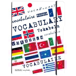 Notizheft Herlitz Flex PP, A5, 40 Blatt, liniert, Vokabeln