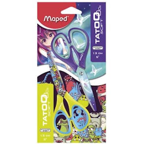 Schaar Maped Tatoo Child, 13 cm, afgeronde punt, 2 stuks blister