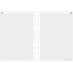 Ersatzeinlage RIDO Timing 1, kariert, Papier, 14,8 x 21 cm