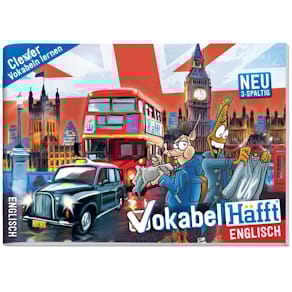 Vokabelheft HÄFFT Englisch, A5 quer, 32 Blatt, 4-farbig sortiert