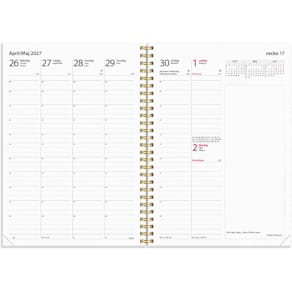 Burde Kalender Business A5 White 2027