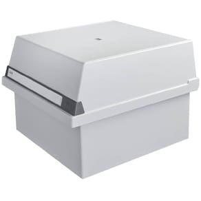 Karteikasten HAN DIN A4 quer, lichtgrau, 1.300 Karten