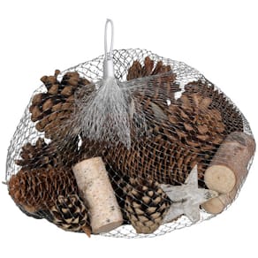 Weihnachtsdeko Zapfen Kiefer, natur, sortiert