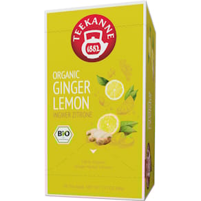 Tee TEEKANNE Organic Ginger Lemon, BIO, 20 x 1,8 g Beutel