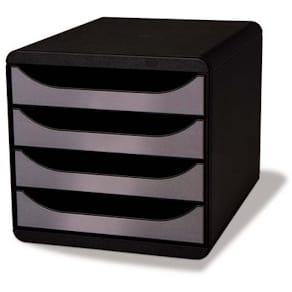 Skuffekabinett EXACOMPTA 4skuff grå/grå