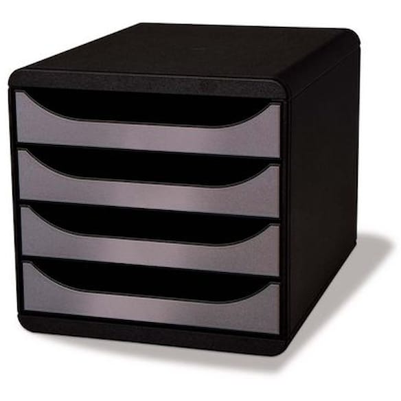 Skuffekabinett EXACOMPTA 4skuff grå/grå