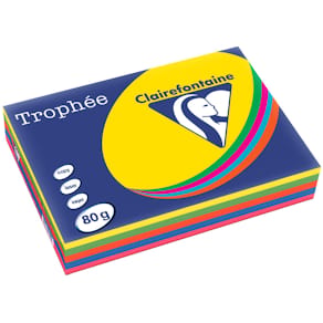 Kopierpapier Clairefontaine Trophee, A4, 80 g, intensiv sortiert