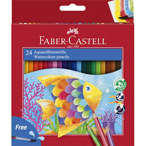 Akvarellpenna Faber-Castell, 24 färger