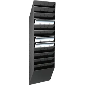 Blankettfack Durable Flexiboxx Svart, A4L, 12 fack