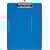 Klemplaat MAUL Flexx PP, A4 staand, helder blauw