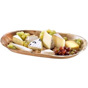 Cateringfad rektangulært palmblad 480 x 240 x 40 mm, 50 stk