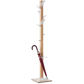 Garderobenständer EASYCLOTH, 6 Haken, weiß, 178 cm