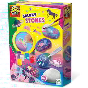 Bastelset SES Creative Steine designen Galaxy, ab 5 Jahren