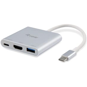 Adapterkabel Equip USB-C auf HDMI/USB-A/PD, 0,15 m