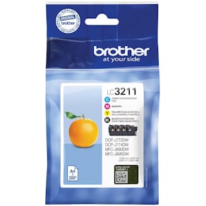 Inktcartridge Brother LC-3211VAL, 200 pagina's, 4 kleuren