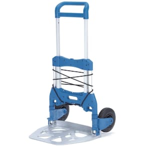 Transportkarre FETRA, Tragfähigkeit 250 kg, blau/silber