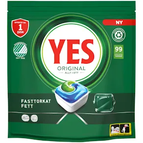 Maskindisk YES Original tabletter 99/fp