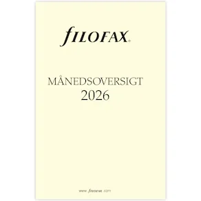 Månadsöversikt Pocket 2026 Dansk