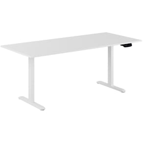Skrivbord Ergo 2-motorigt 180x80cm vit
