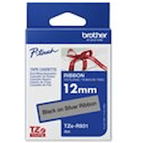 Tape BROTHER TZER931 12mm svart/silver