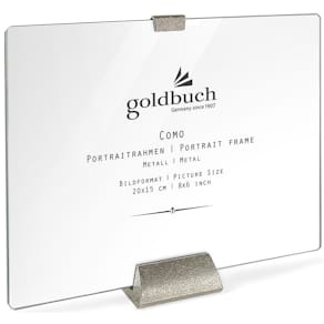 Bilderrahmen Goldbuch Como, Metall, 20x15 cm, silber, Querformat