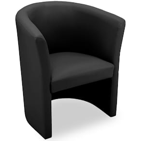 Clubsessel Nowy Styl, Leder, 1-Sitzer, SP01 schwarz