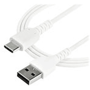 StarTech.com 1 m USB 2.0 till USB-C-kabel -&nbsp,vit - USB-kabel