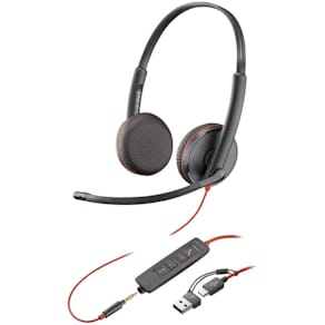 Headset Poly Blackwire 3220, schwarz