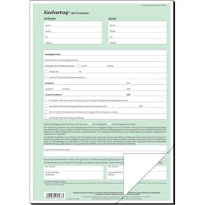 Kaufvertrag Sigel Neutral