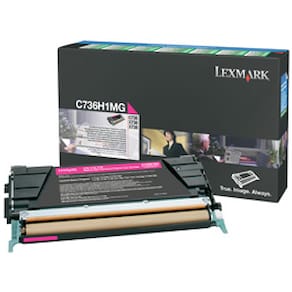 Toner LEXMARK C736H1MG 10K magenta