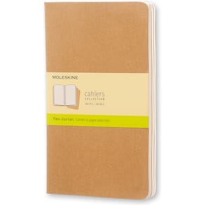 Cahier Journal Olinjerad Large Kraft 3-Pack