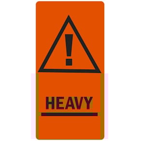 Etiketter 100x50 mm, hvid kraft/PE, permanent, udvendig, 250/rl