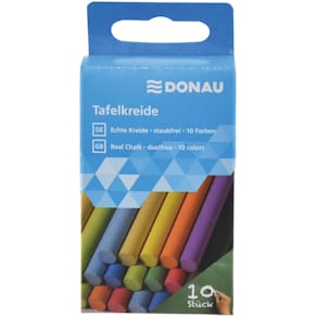 Tafelkreide DONAU, rund, 10 Stück, sortiert