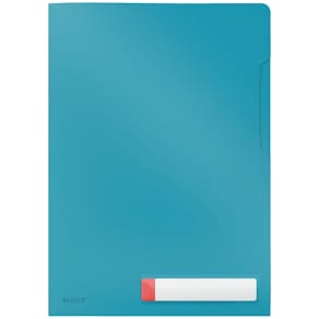 L-map Leitz Cosy, ft A4, PP 200 micron, ondoorzichtig, blauw