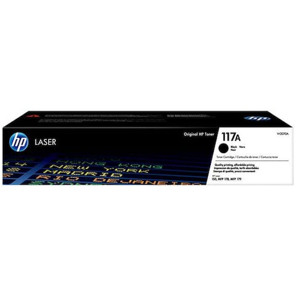 Toner HP W2070A 117A Sort