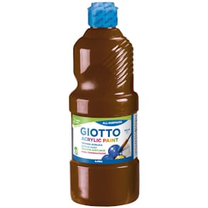 Akrylfärg Giotto 500 ml brun