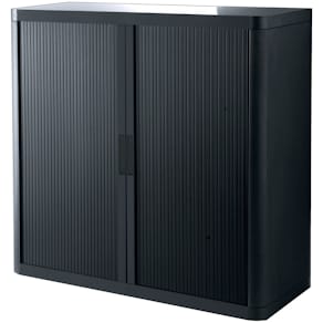 Rollladenschrank Paperflow, 110 x 41 x 104 cm, grau