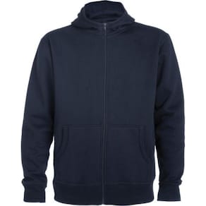 Hoodie zip ROLY Montblanc uni marin L