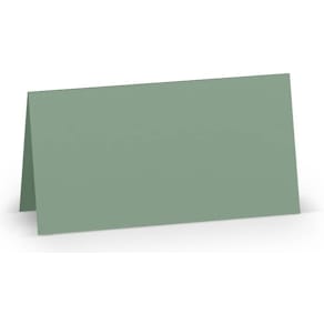 Tischkarte Rössler Paperado, Eucalyptus, gerippt, 5er Pack