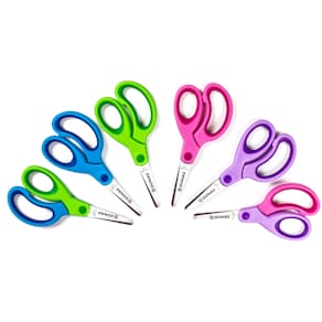 Bastelschere DONAU Soft Grip, sortiert, 13 cm, 5 Jahre Garantie